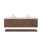 James Martin Vanities Marcello 72in Double Vanity, Chestnut w/ 3 CM Eternal Marfil Top D200-V72-CSN-3EMR - alternate 4